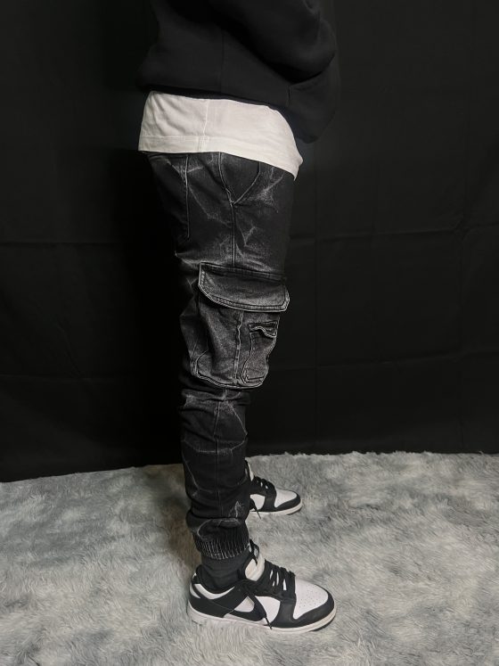 JEANS CARGO DISTRESSED - immagine 3