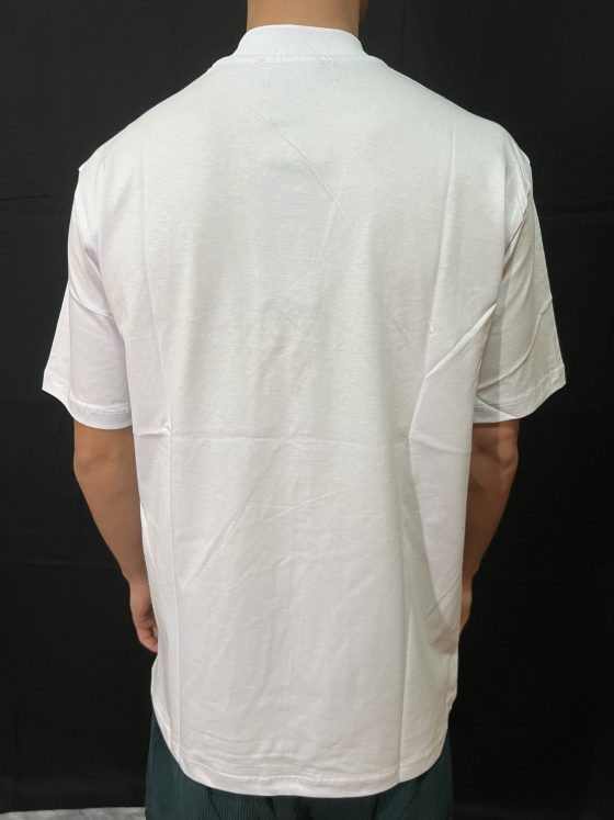 T-SHIRT COLLO ALTO BIANCA - immagine 2