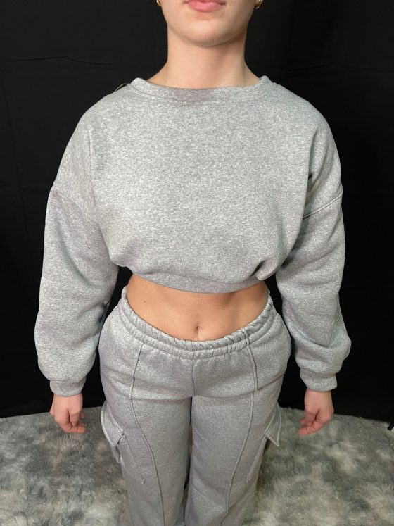 COMPLETO DONNA CARGO GRIGIO - immagine 2